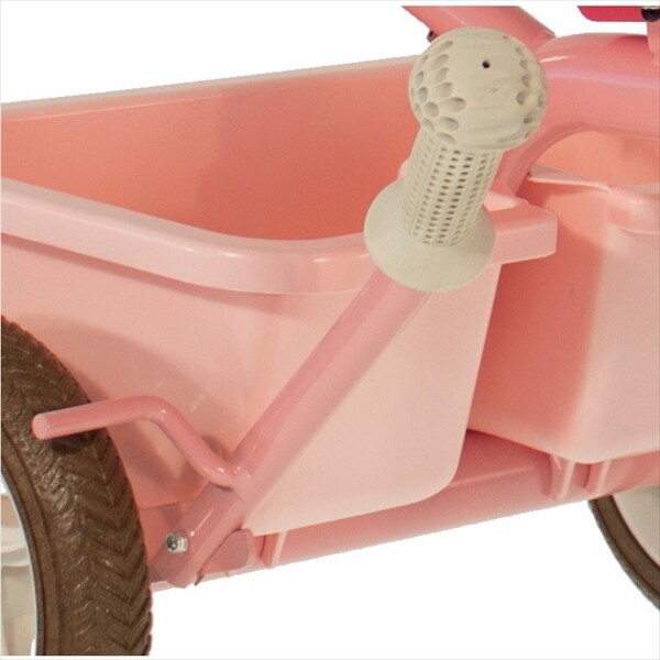 イタルトライク(Italtrike) 10” Passenger tricycle Rose Garden パッセンジャー 三輪車 1041CLA992680 対象年齢2歳～5歳 ピンク