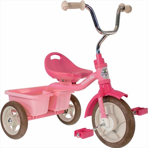 イタルトライク(Italtrike) 10” Transporter tricycle Rose Garden トランスポーター 三輪車 1021TRA992680 対象年齢2歳～5歳 ピンク
