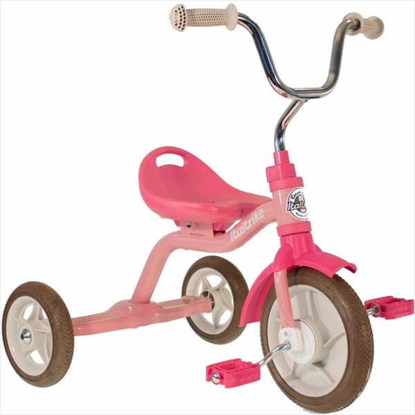 イタルトライク(Italtrike) 10” Super Touring tricycle Rose Garden スーパー ツーリング 三輪車 1011CLA992680 対象年齢2歳～5歳 ピンク