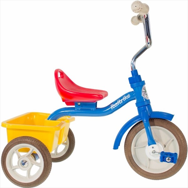 イタルトライク(Italtrike) 10” Transporter tricycle Colorama トランスポーター 三輪車 1021TRA990302 対象年齢2歳～5歳 ブルー