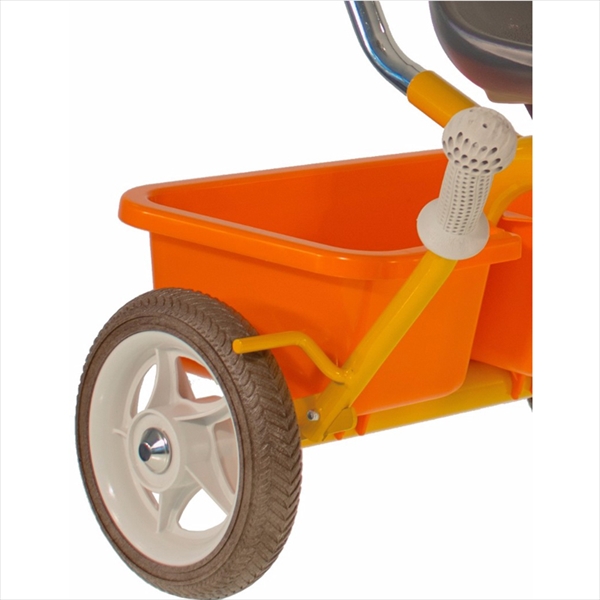 イタルトライク(Italtrike) 10” Passenger tricycle Road Work パッセンジャー 三輪車 1041CLA992193 対象年齢2歳～5歳 オレンジ