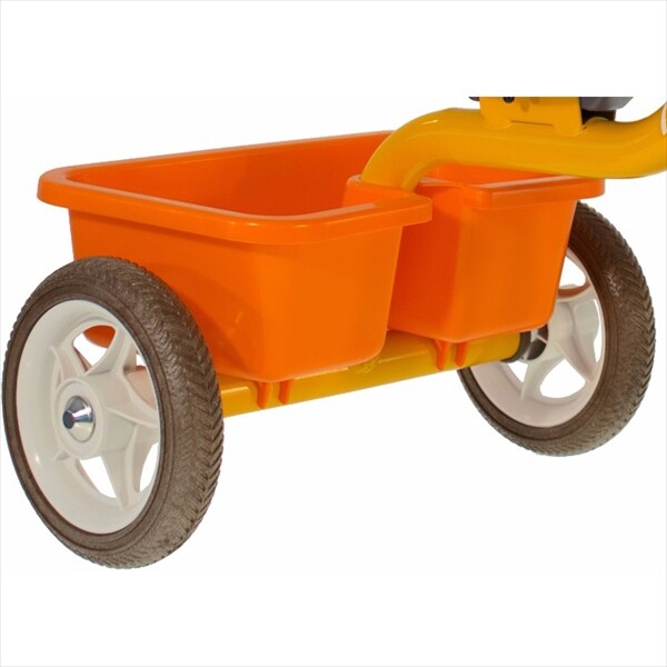 イタルトライク(Italtrike) 10” Transporter tricycle Road Work トランスポーター 三輪車 1021TRA992193 対象年齢2歳～5歳 オレンジ