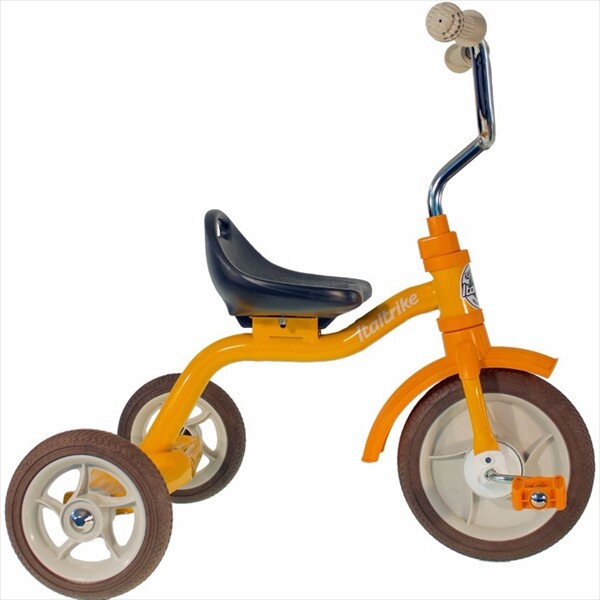 イタルトライク(Italtrike) 10” Super Touring tricycle Road Work スーパー ツーリング 三輪車 1011CLA992193 対象年齢2歳～5歳 オレンジ