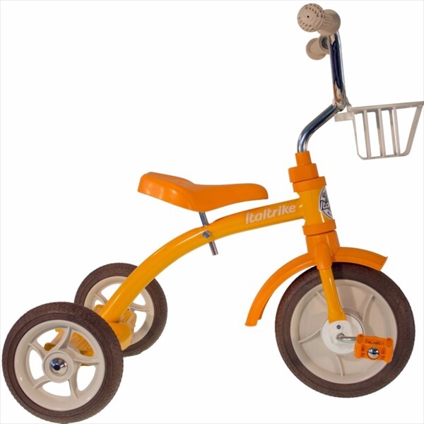 イタルトライク(Italtrike) 10” Super Lucy tricycle Road Work スーパー ルーシー 三輪車 7111CLA992193 対象年齢2歳～5歳 オレンジ