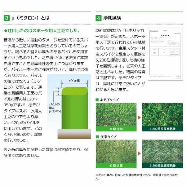 法人様限定サイズ クローバーターフ あそびタイプ 芝丈30mm 2ｍ×10ｍ CTA30 #購入には法人様名（屋号）が必要です 『人工芝 ロール 庭 リアル サッカー フットサル』 グリーン