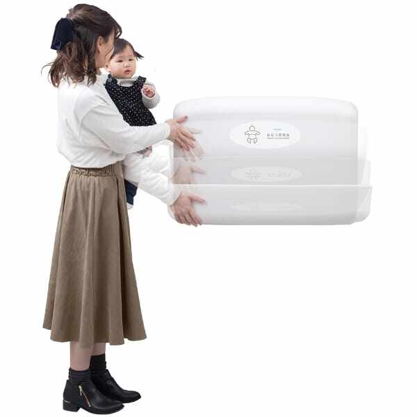 オモイオ（omoio） オムツっ子FA2ウォールセット RC壁専用 W787×D182(562)×H538(528)mm TS-FA2-W 