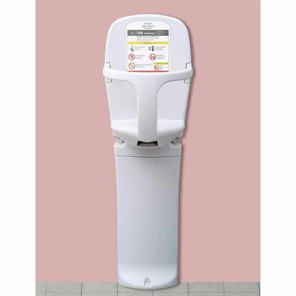 オモイオ（omoio） まっててねH1 ステンレスタイプ 平面付・コーナー付兼用タイプ W300×D300×H970mm TS-H1-SUS 