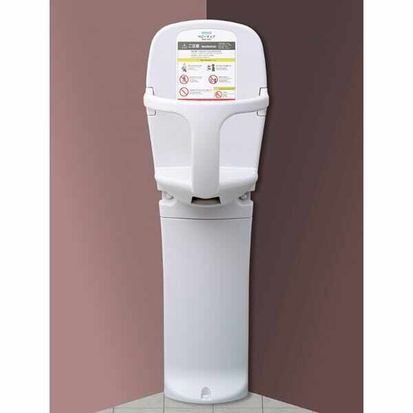 オモイオ（omoio） まっててねH1 ステンレスタイプ 平面付・コーナー付兼用タイプ W300×D300×H970mm TS-H1-SUS 