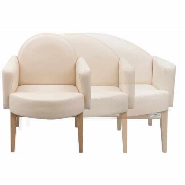 オモイオ（omoio） フェアリーチェア120 BR-FC120 W1200×D600×SH400(360)×AH580×H750mm BR-FC120 