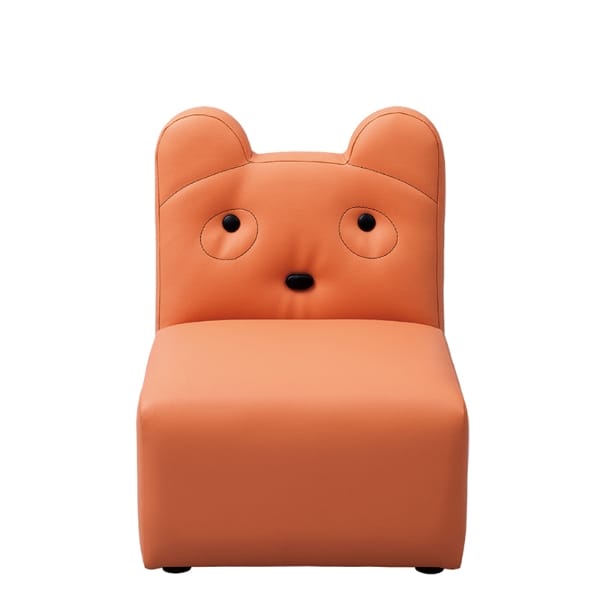 オモイオ（omoio） キッズソファ1P クマ W360×D400×H470×SH220mm KS-1P-BE (旧品番:AS-011) 