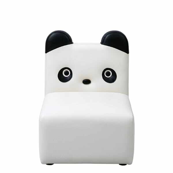 オモイオ（omoio） キッズソファ1P パンダ W360×D400×H470×SH220mm KS-1P-PA (旧品番:AS-016) 