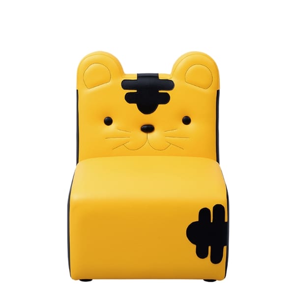 オモイオ（omoio） キッズソファ1P トラ W360×D400×H470×SH220mm KS-1P-TG (旧品番:AS-018) 