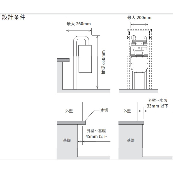 森田アルミ工業 バコ BAKO GMC70-BK ガスメーターカバー 『ガスメーターボックス ガスメーターBOX ガスメーター点検カバー』 ブラック