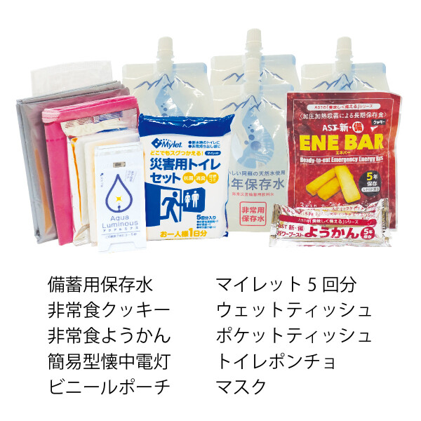 まいにち 1dayなでしこレスキューボックス 3個 540907 『防災 備蓄 避難 非常用 持ち出し用 携帯 トイレ』 