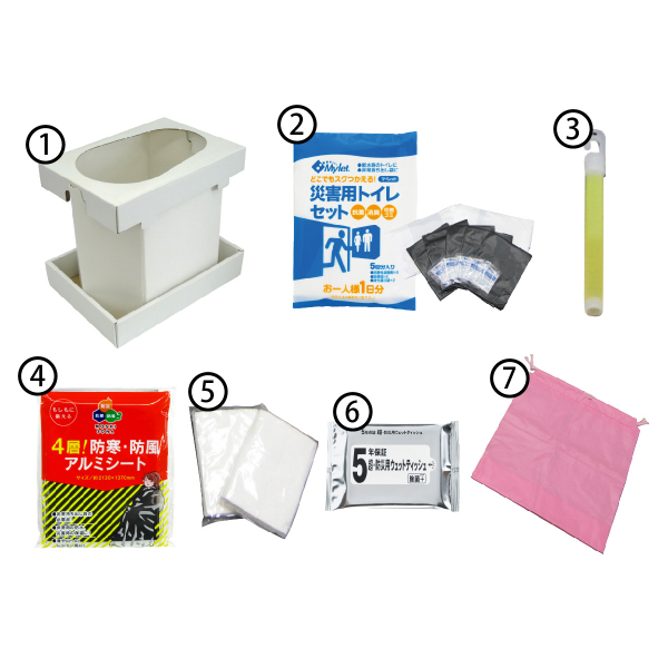 まいにち トイレBOX 1個 501511 『防災 備蓄 避難 非常用 持ち出し用 携帯 トイレ』 