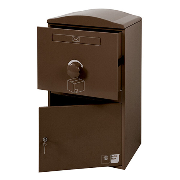 ボウクス（BOWCS） ブライズボックス ラージ Brizebox Large 『宅配ボックス 戸建て用 おしゃれ オススメ』 ショコラ