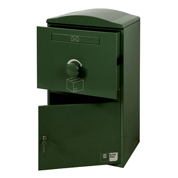 【欠品中 次回入荷未定】ボウクス（BOWCS） ブライズボックス ラージ Brizebox Large 『宅配ボックス 戸建て用 おしゃれ オススメ』 ダークグリーン