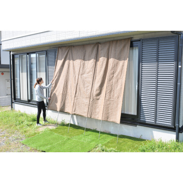 Living Out 洋風たてす 2.9m 3623000345 『日よけ オーニング シェード』 ブラウン