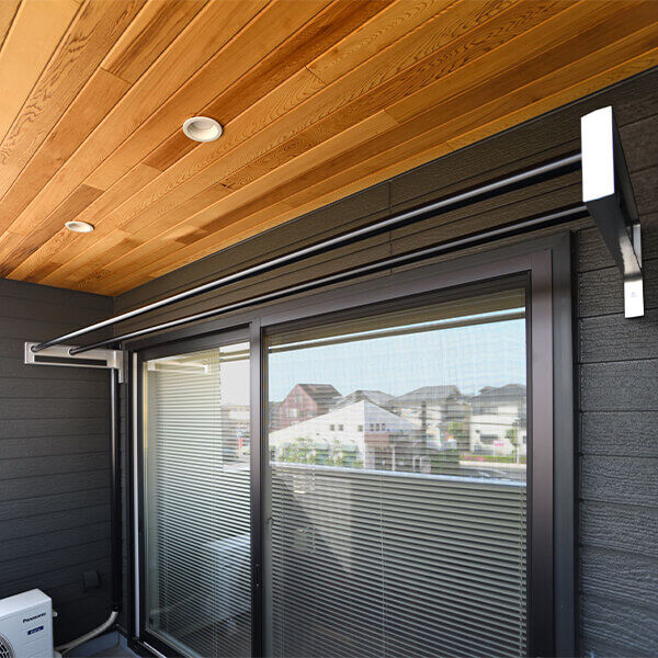 オークス AUX タスガーデン TasGarden ランドリーホルダー & ポールセット Sサイズ 2本タイプ TGS52007SL 『 物干し 竿掛け 物干し金具 屋外 室内 壁付け DIY アルミ おしゃれ ベランダ 』 シルバー