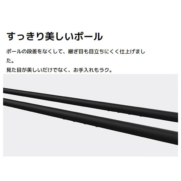 オークス AUX タスガーデン TasGarden ランドリーホルダー & ポールセット Lサイズ 1本タイプ TGS52009SL 『 物干し 竿掛け 物干し金具 屋外 室内 壁付け DIY アルミ おしゃれ ベランダ 』 シルバー