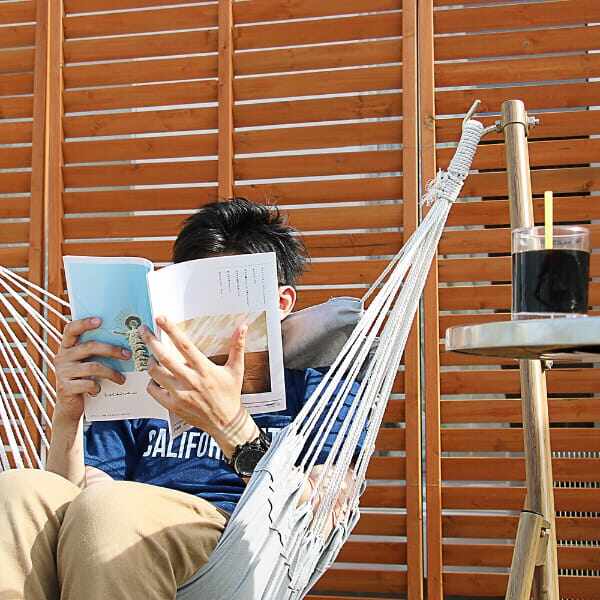 ライフオンプロダクツ Sifflus(シフラス) 3WAY自立式ポータブルハンモック SFF-04-WD ウッド