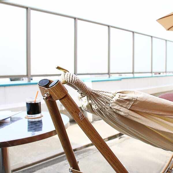 ライフオンプロダクツ Sifflus(シフラス) 3WAY自立式ポータブルハンモック SFF-04-WD ウッド