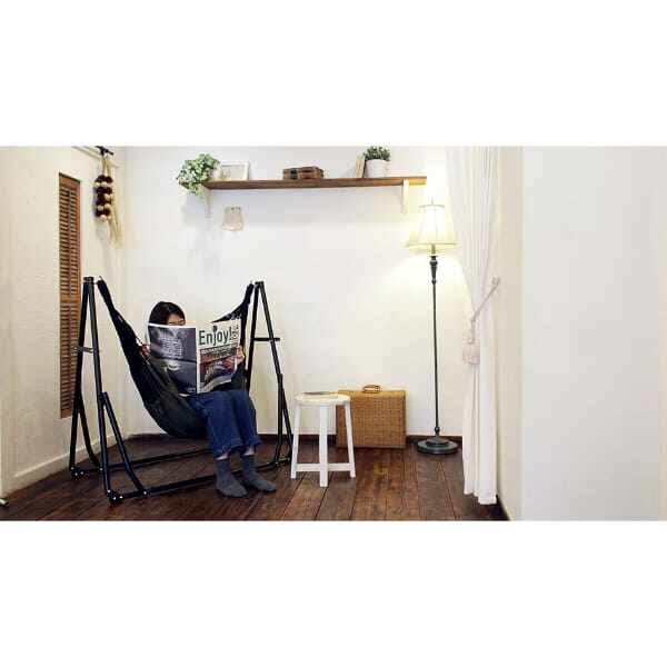 ライフオンプロダクツ Sifflus(シフラス) 3WAY自立式ポータブルハンモック用  チェア生地＆クッション付 SFF-38-BR ブラウン