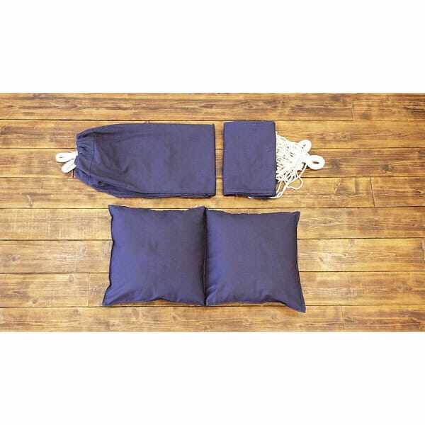 ライフオンプロダクツ Sifflus(シフラス) 3WAY自立式ポータブルハンモック用  チェア生地＆クッション付 SFF-39-NV ネイビー