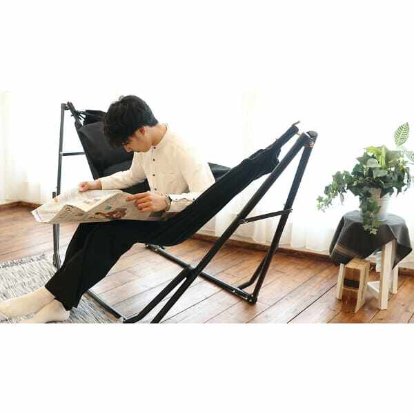 ライフオンプロダクツ Sifflus(シフラス) 3WAY自立式ポータブルハンモック用  チェア生地＆クッション付 SFF-39-NV ネイビー