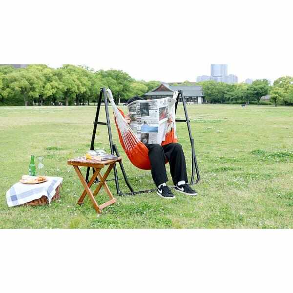 ライフオンプロダクツ Sifflus(シフラス) 3WAY自立式ポータブルハンモック用  チェア生地＆クッション付 SFF-39-NV ネイビー
