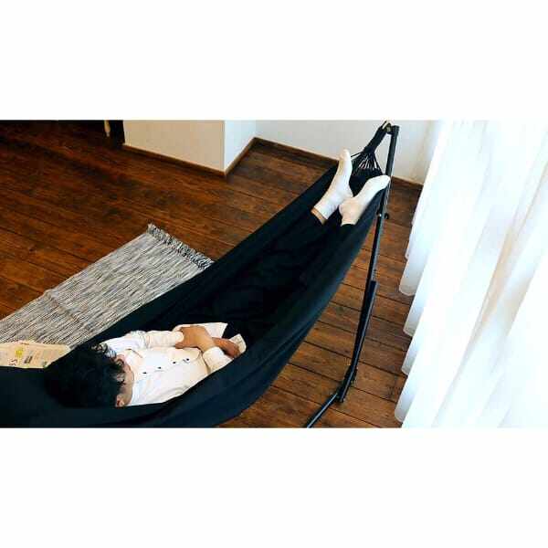 ライフオンプロダクツ Sifflus(シフラス) 3WAY自立式ポータブルハンモック用  チェア生地＆クッション付 SFF-39-NV ネイビー