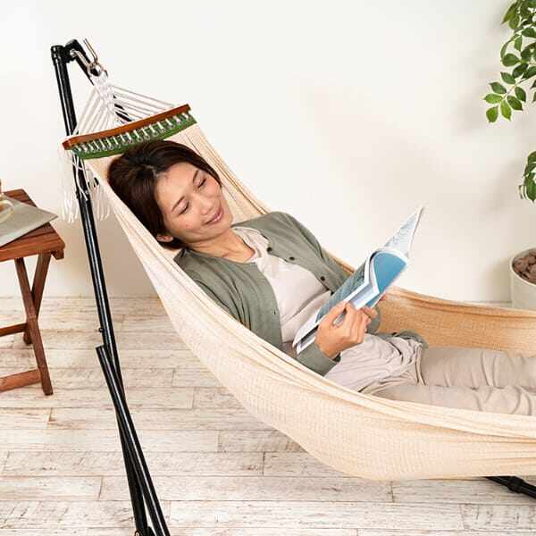 ライフオンプロダクツ Sifflus(シフラス) 3WAY自立式ポータブルハンモック SFF-51-BG ベージュ