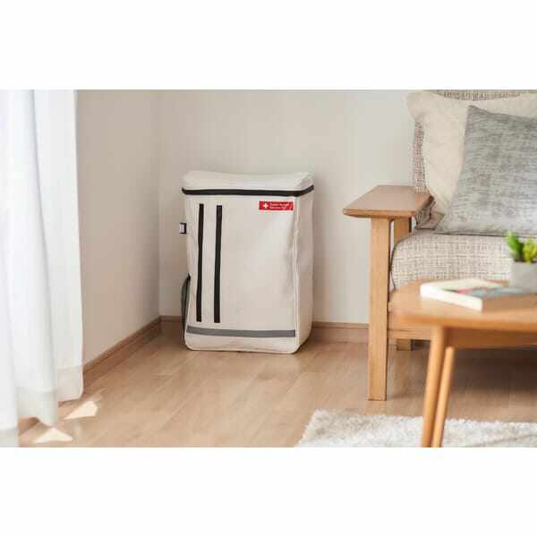 【欠品中 次回入荷未定】アイリスオーヤマ 防災セット 2人用 44点 BS2-44 『防災 避難 グッズ セット リュック付き』 ホワイト