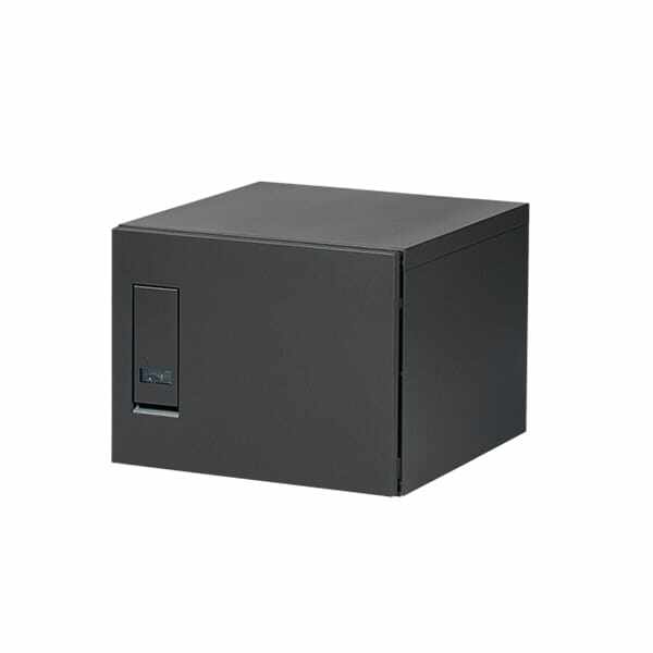 エスディエス 集合住宅向け宅配ボックス セミラージタイプ 収納サイズ：45L TK72-CG-R-A 『賃貸 マンション アパート 後付け 宅配ボックス ポスト一体型 防滴 大容量 暗証番号』 チャコールグレー