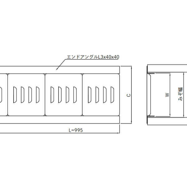 個人宅・現場配送不可 法人様限定商品 法山本店 リップ式U字溝用グレーチング 鋼板製 溶融亜鉛メッキ仕上げ 適用みぞ幅240ｍｍ HUR-240 