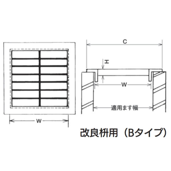 個人宅・現場配送不可 法人様限定商品 法山本店 ノンスリップ型 つば付溜ますぶた用グレーチング 改良枡用（Bタイプ） 鋼板製 適用ます幅B180ｍｍ HGMX-18-19B 