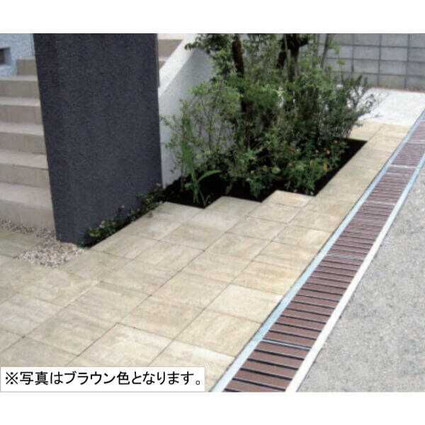 個人宅・現場配送不可 法人様限定商品 法山本店 景観用グレーチング HYUシリーズ 幅W寸法230ｍｍ HYU-240 ダークグレー