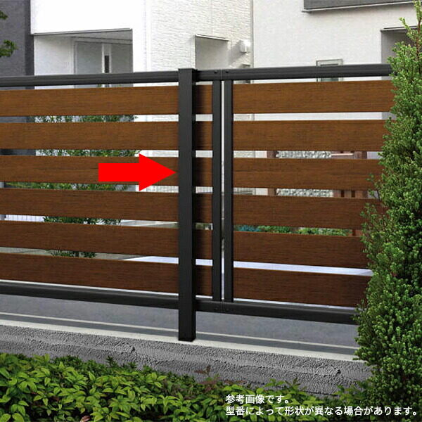 YKK YKKAP 自由柱+胴縁固定金具セット T120 柱ピッチ2m以内 耐風圧強度34m/秒相当 ルシアスフェンスYS2H型用 