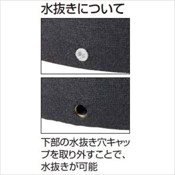 タカショー　雨水タンク　ノーブル　LDA-275L　＊蛇口、取水器は別売です　＃47081500 ライトグレー