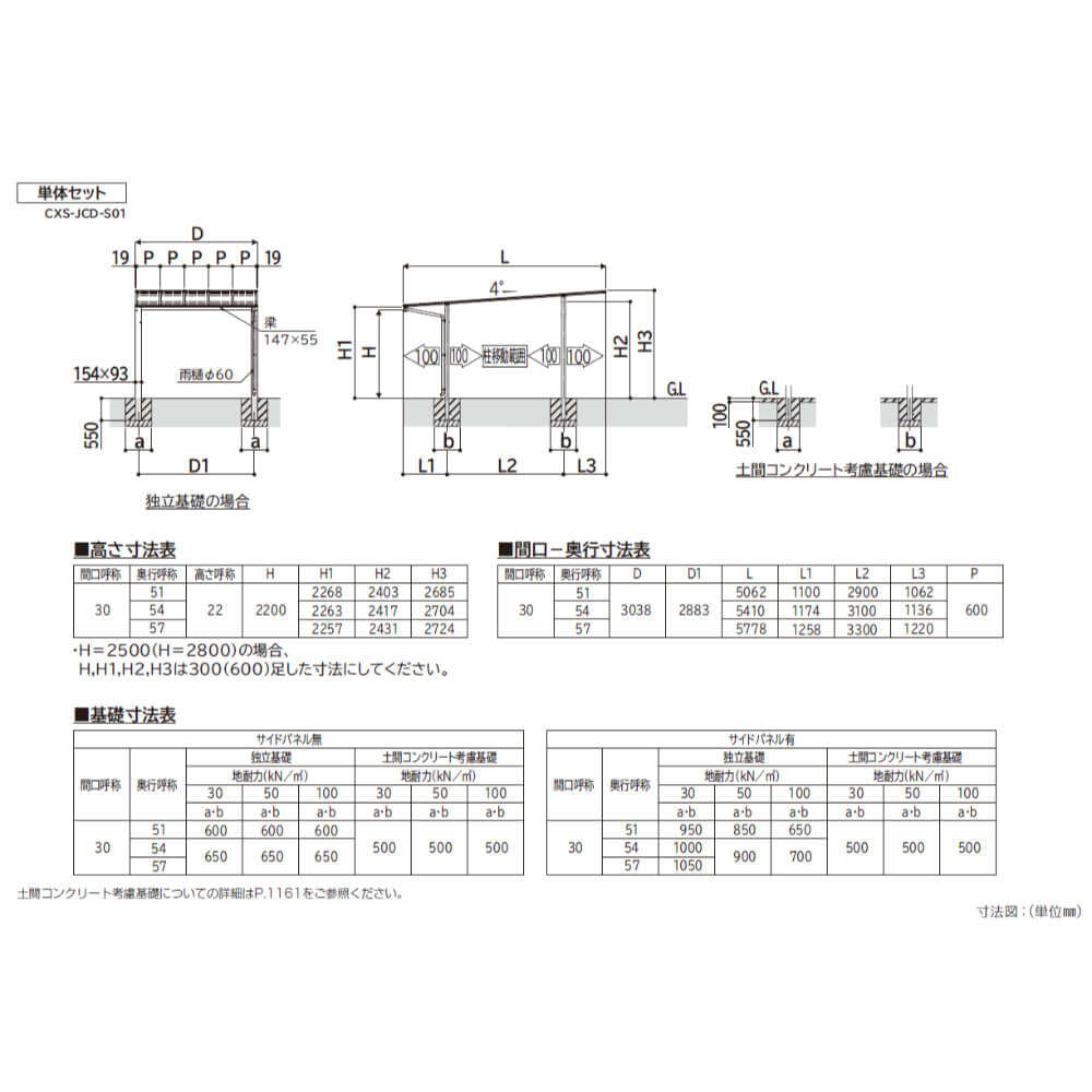 【商品のみ】カーポート 1台用 YKK YKKAP エフルージュ FIRST 600タイプ 1台用(4本柱) 単体セット Vo=40m/s  51-30 H22 一般ポリカーボネート板 アルミ色