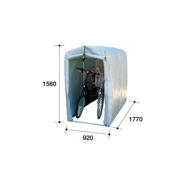 万能物置　間口1600タイプ　壁パネル通常タイプ　組立式　DM-7型 - 2