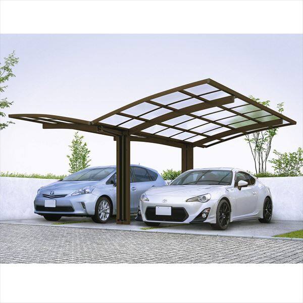 【商品のみ】カーポート 2台用 YKKAP YKK アリュース 600タイプ Y合掌セット Y51-30・30 H22 ポリカーボネート屋根 YCS-A 