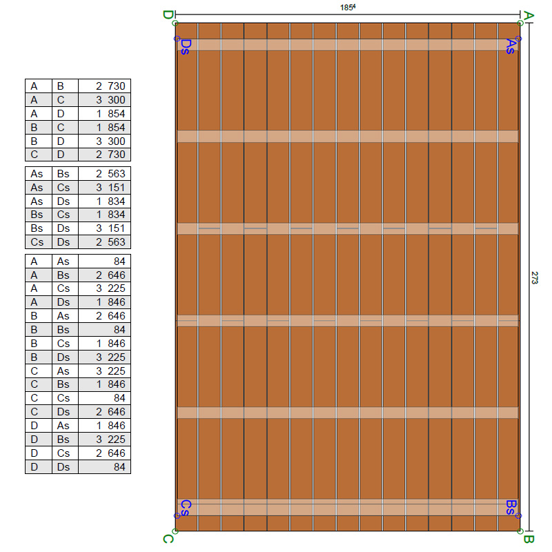 プレイリーホームズ Grad デッキシステム 1.5間 × 6尺（273m × 185.4cm） デッキ材：エステックウッド ヒノキ材 サイズ変更可 お問い合わせください 