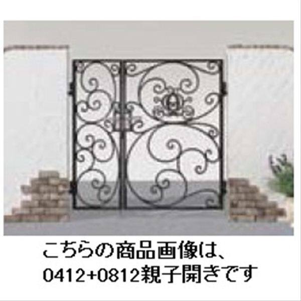 リクシル 新日軽 ディズニー門扉 角門柱式 プリンセスA型（かぼちゃの馬車） 0410+0810