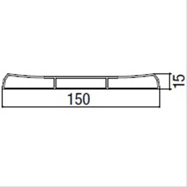 リクシル デザイナーズパーツ リアル木調平板 15×150 L=4000 マテリアルカラー 8TYD04□□ 『外構DIY部品』 