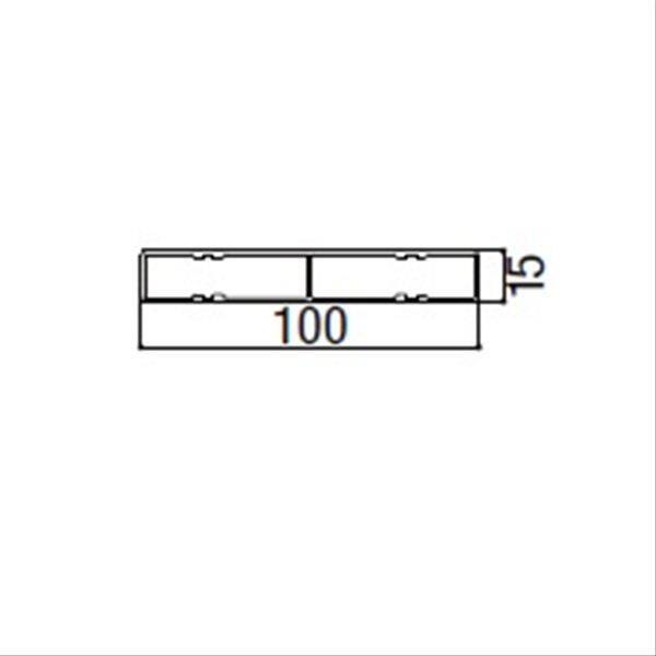 デザイナーズパーツ 柱材 70×70横張り用 有効L寸法4700mm ラッピング形材色