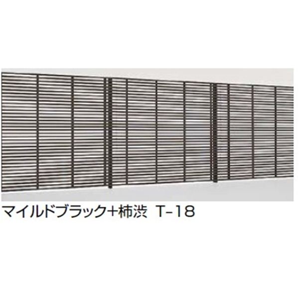 リクシル プログコートフェンスF4型 T-18、T-20用 本体T-10（1枚） 『アルミフェンス 柵』 マテリアルカラー