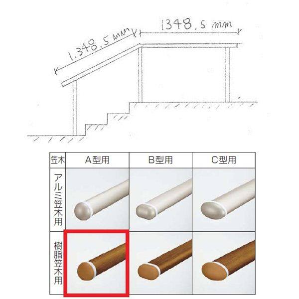 『セット販売』　YKKAP　歩行補助用手すり　パルトナーUDフェンス1型　A型笠木　1コーナーセット　 手すり：樹脂カラー