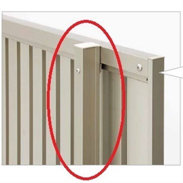 【法人様限定商品 個人宅・現場配送不可】四国化成　クレディフェンスHG G3型・G6型共有　50：自由支柱S　H1200用　50FPS-12　『フェンス　オプション』 