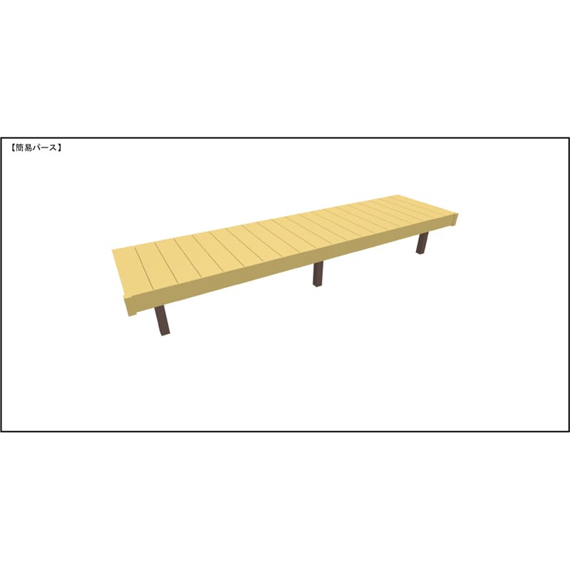 LIXIL リクシル 人工木ウッドデッキ 樹ら楽 プレーンタイプ 2.0間（3650mm） × 3尺（928mm） 幕板Bセット 束柱Aタイプ（固定） 標準束柱（550mm） 